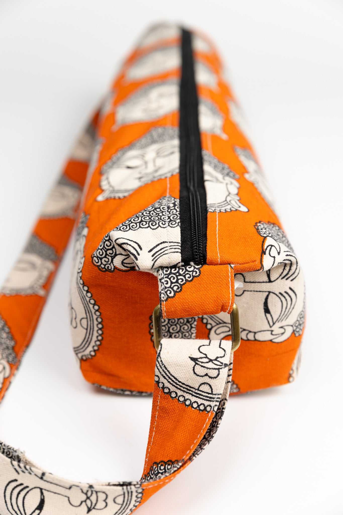 Orange - Black Yoga Mat Bag – loadingbag